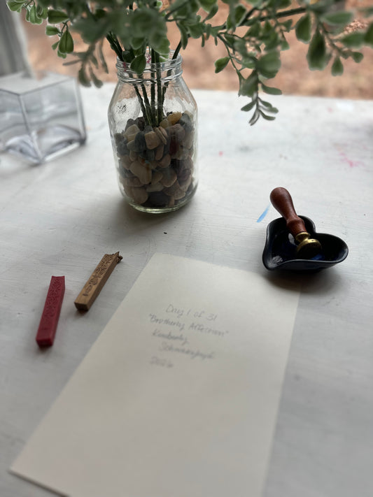 Original Graphite Drawing on Paper, Brotherly Affection, No. 1 of 31 Horse Drawings