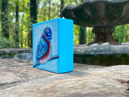 Original Painting on Wood, Free Bird