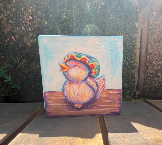 Original Painting on Wood, Marley