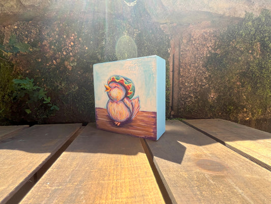 Original Painting on Wood, Marley