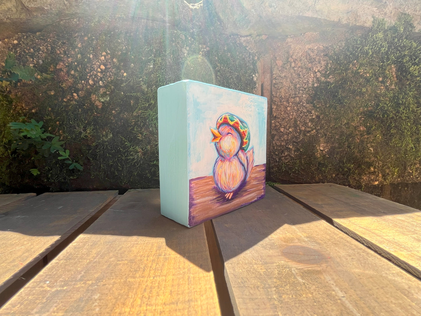 Original Painting on Wood, Marley