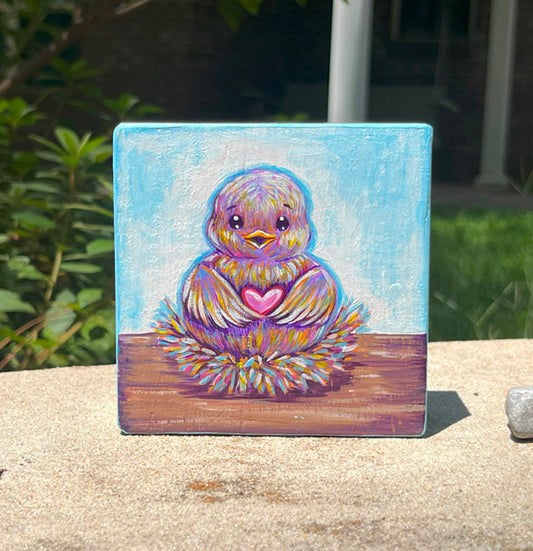 Original Painting on Wood, Nesta