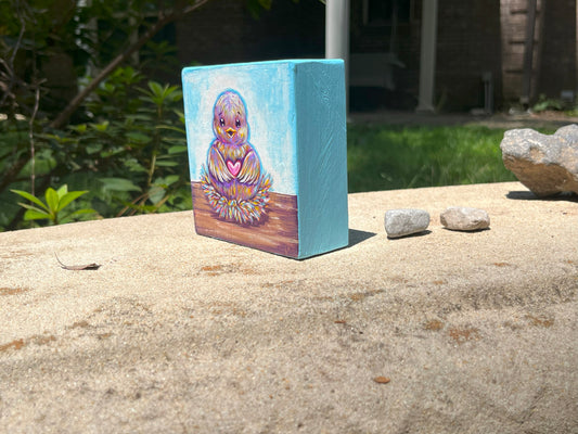 Original Painting on Wood, Nesta