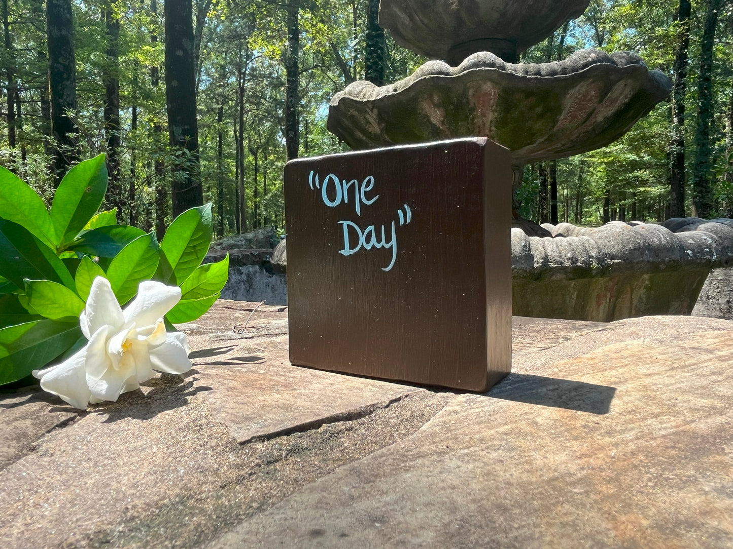Original Painting on Wood, One Day