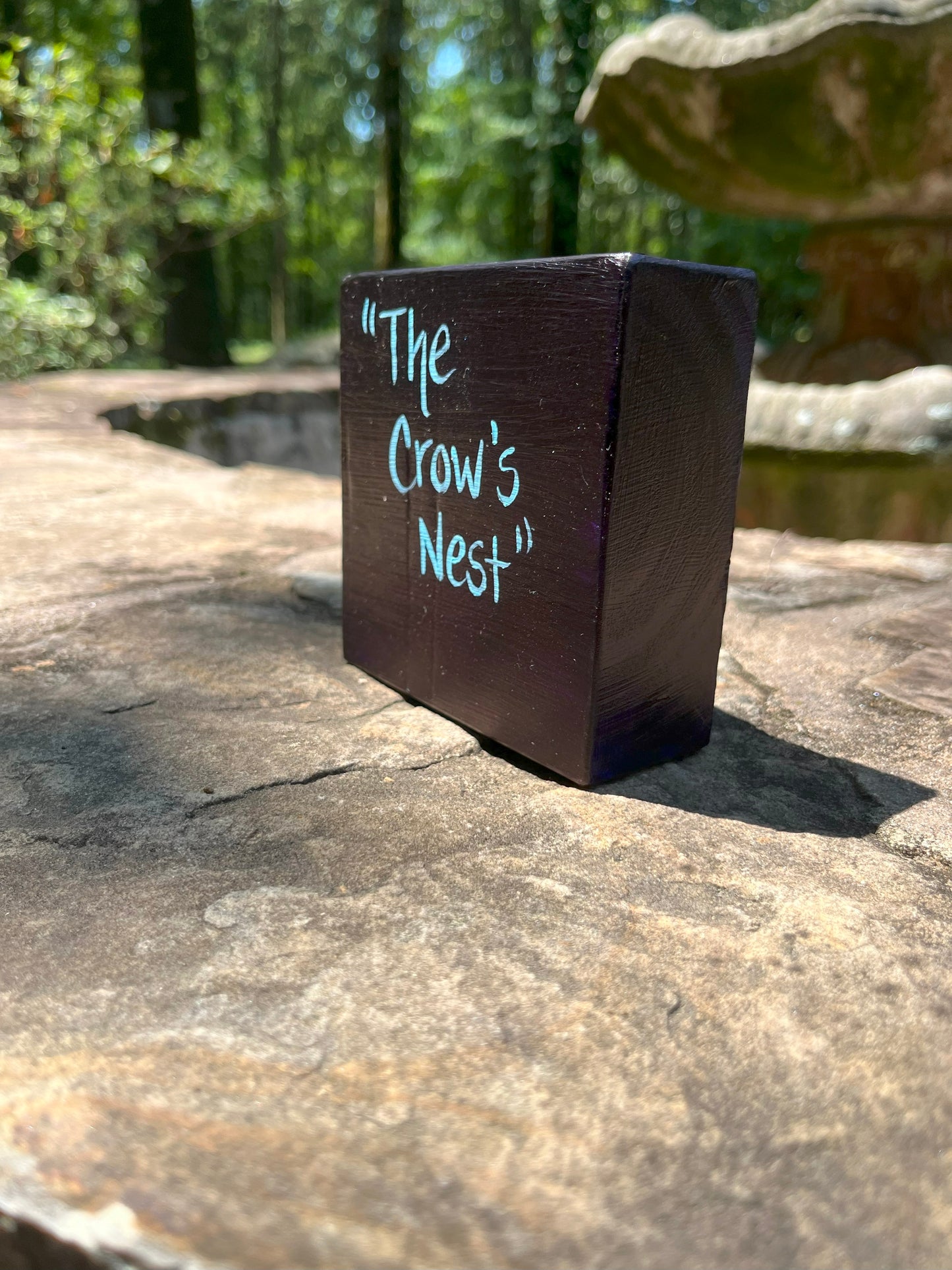 Original Painting on Wood, The Crow's Nest