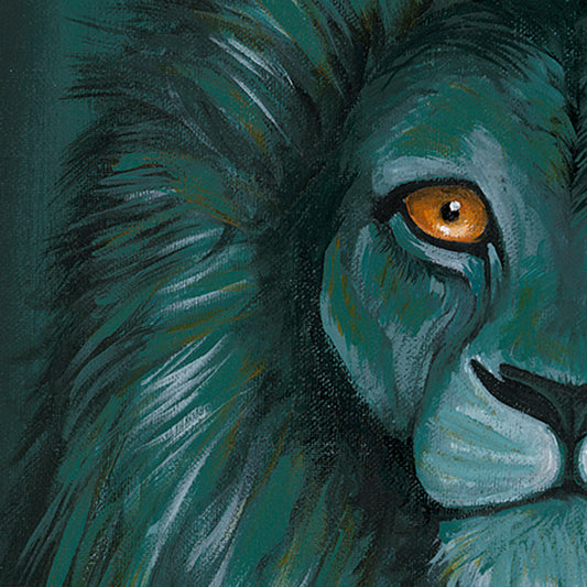 Fine Art Print, Lion and Lamb