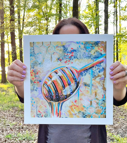 Fine Art Print, Honey Dipper