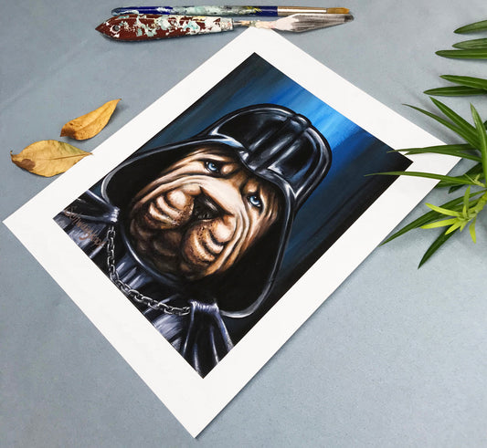 Fine Art Print, Paw Wars: Shar Pei Der