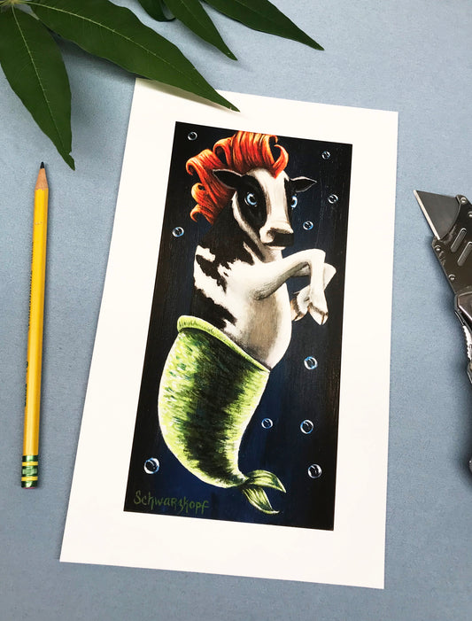 Fine Art Print, Moomaid
