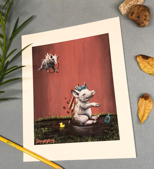 Fine Art Print, Valenswine