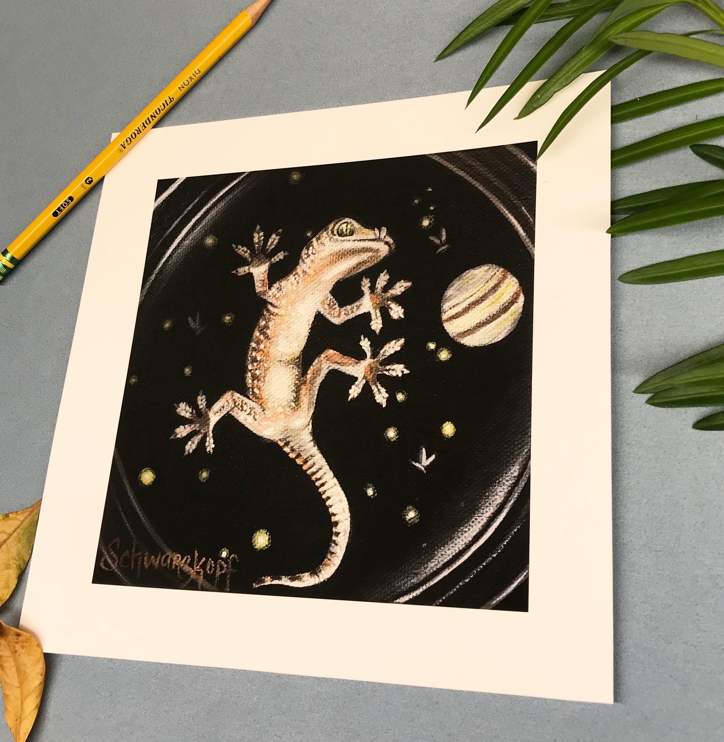 Fine Art Print, Glassed Gecko