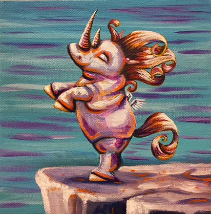 Fine Art Print, Proud Rhinocorn