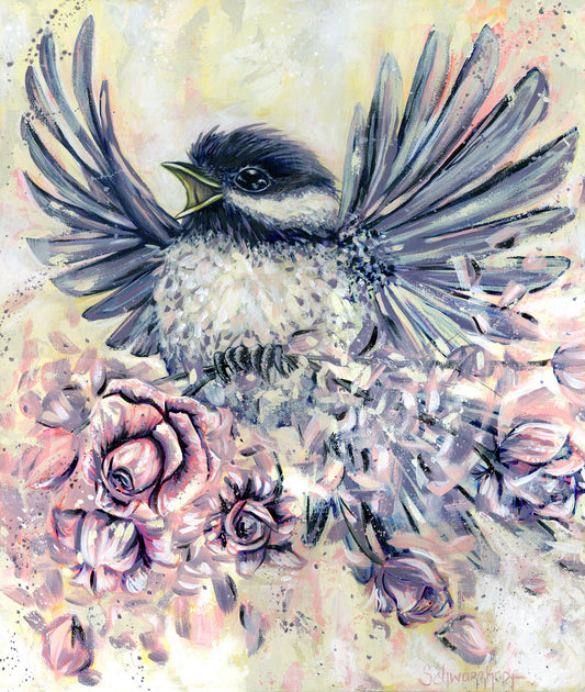 Original Painting on Canvas, Spring Forth