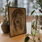 Original Graphite Drawing on Paper, The Trojan Horse, No. 23 of 31 Horse Drawings