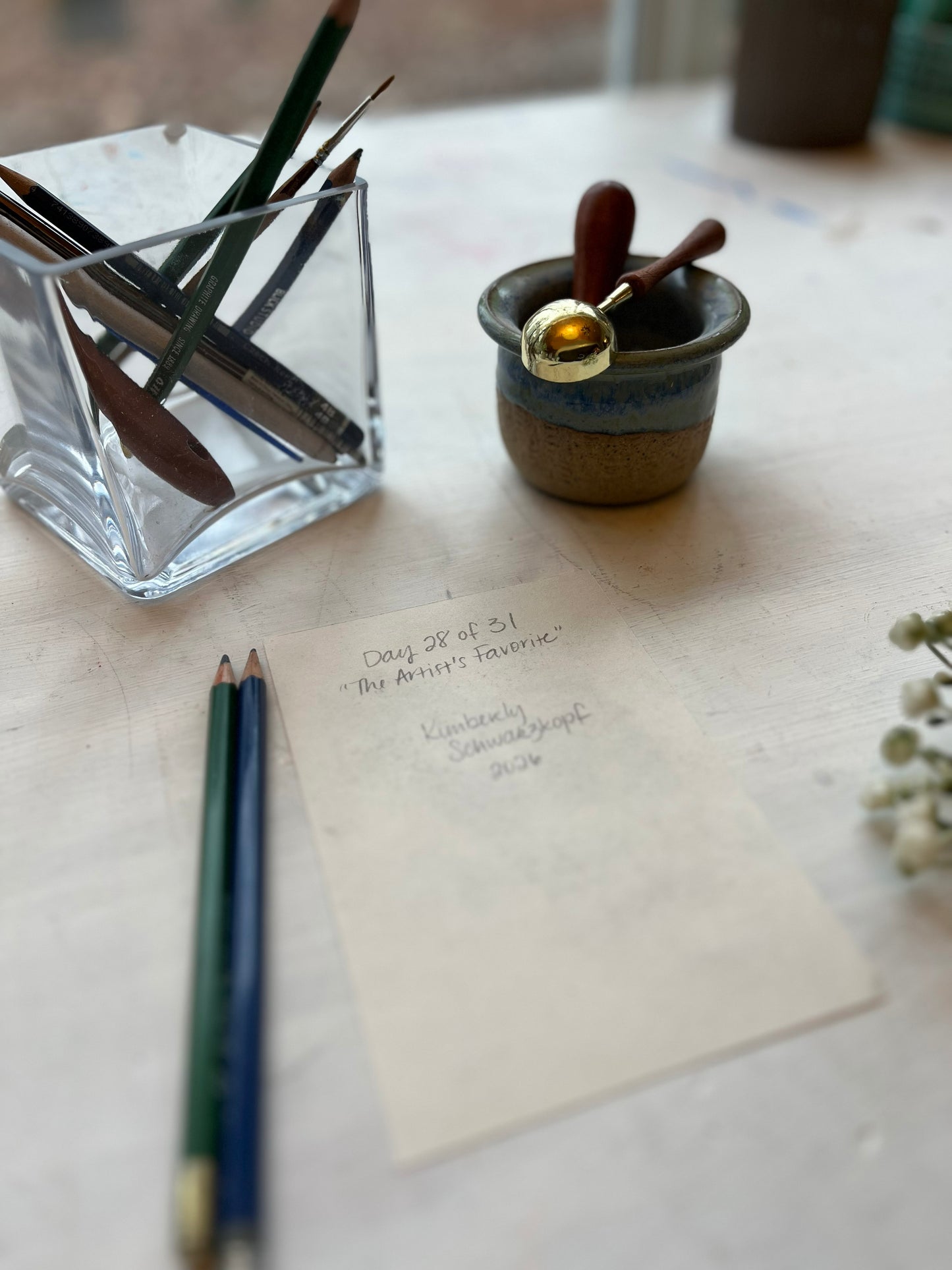 Original Graphite Drawing on Paper, The Artist's Favorite, No. 28 of 31 Horse Drawings