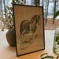 Original Graphite Drawing on Paper, The Artist's Favorite, No. 28 of 31 Horse Drawings