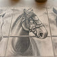 Original Graphite Drawing on Paper, The Warrior, No. 3 of 31 Horse Drawings