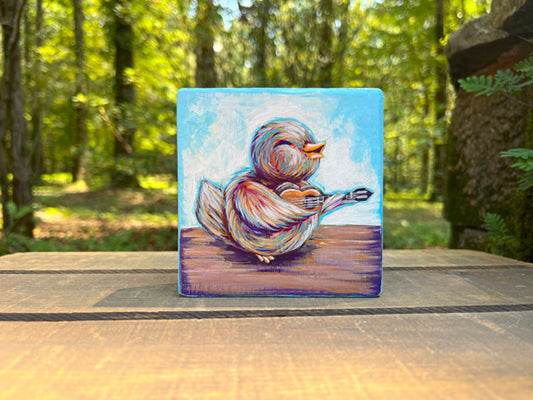 Original Painting on Wood, Bob