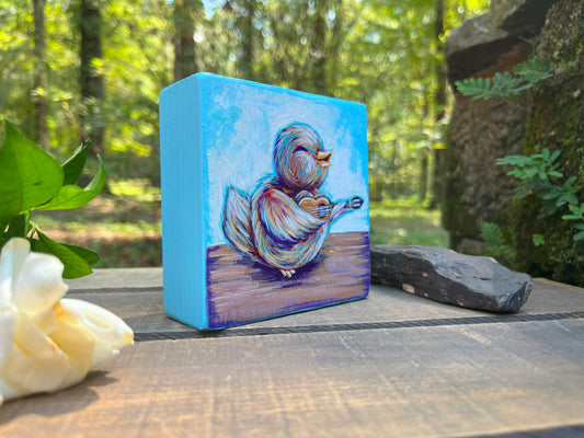 Original Painting on Wood, Bob