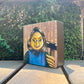Original Painting on Wood, Dirty Birdie
