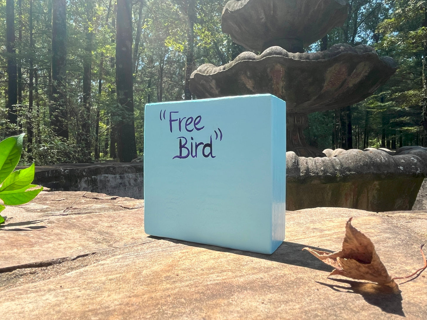Original Painting on Wood, Free Bird