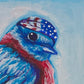 Original Painting on Wood, Free Bird
