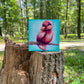 Original Painting on Wood, Lovebird #1