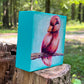 Original Painting on Wood, Lovebird #1