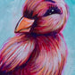Original Painting on Wood, Lovebird #1