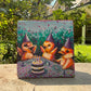 Original Painting on Wood, Party Fowl