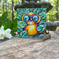 Original Painting on Wood, People Watcher
