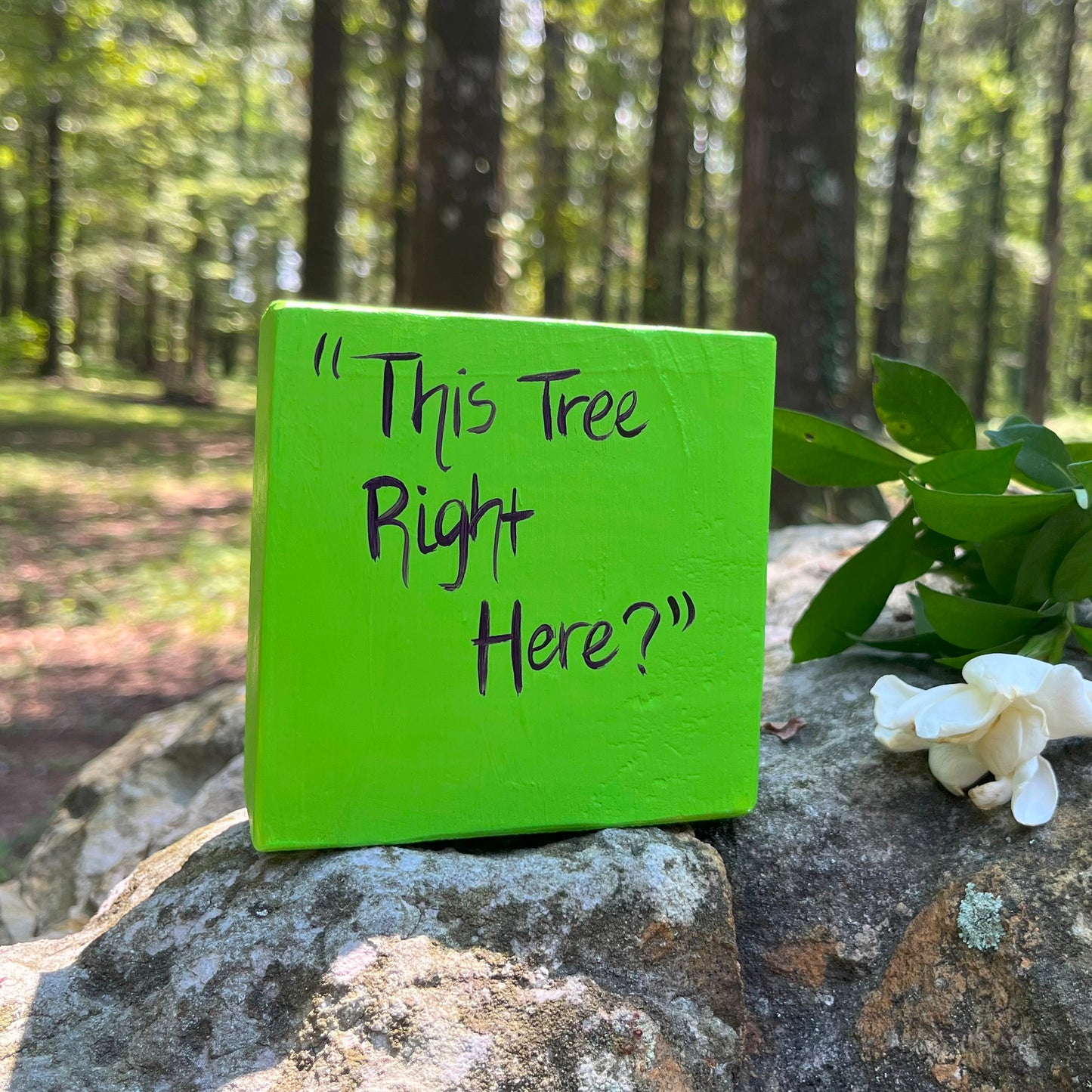 Original Painting on Wood, This Tree Right Here?