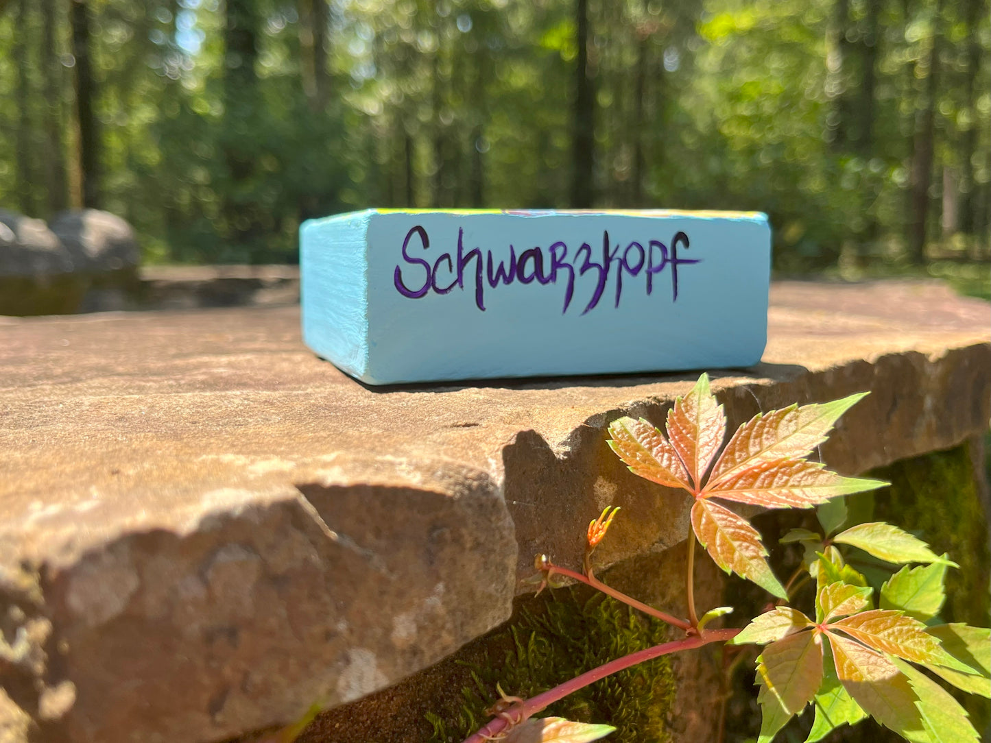 Original Painting on Wood, Waddle, Waddle