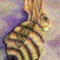 Original Painting on Wood, Honey Bunny