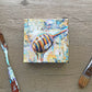 Original Painting on Canvas, Honey Dipper