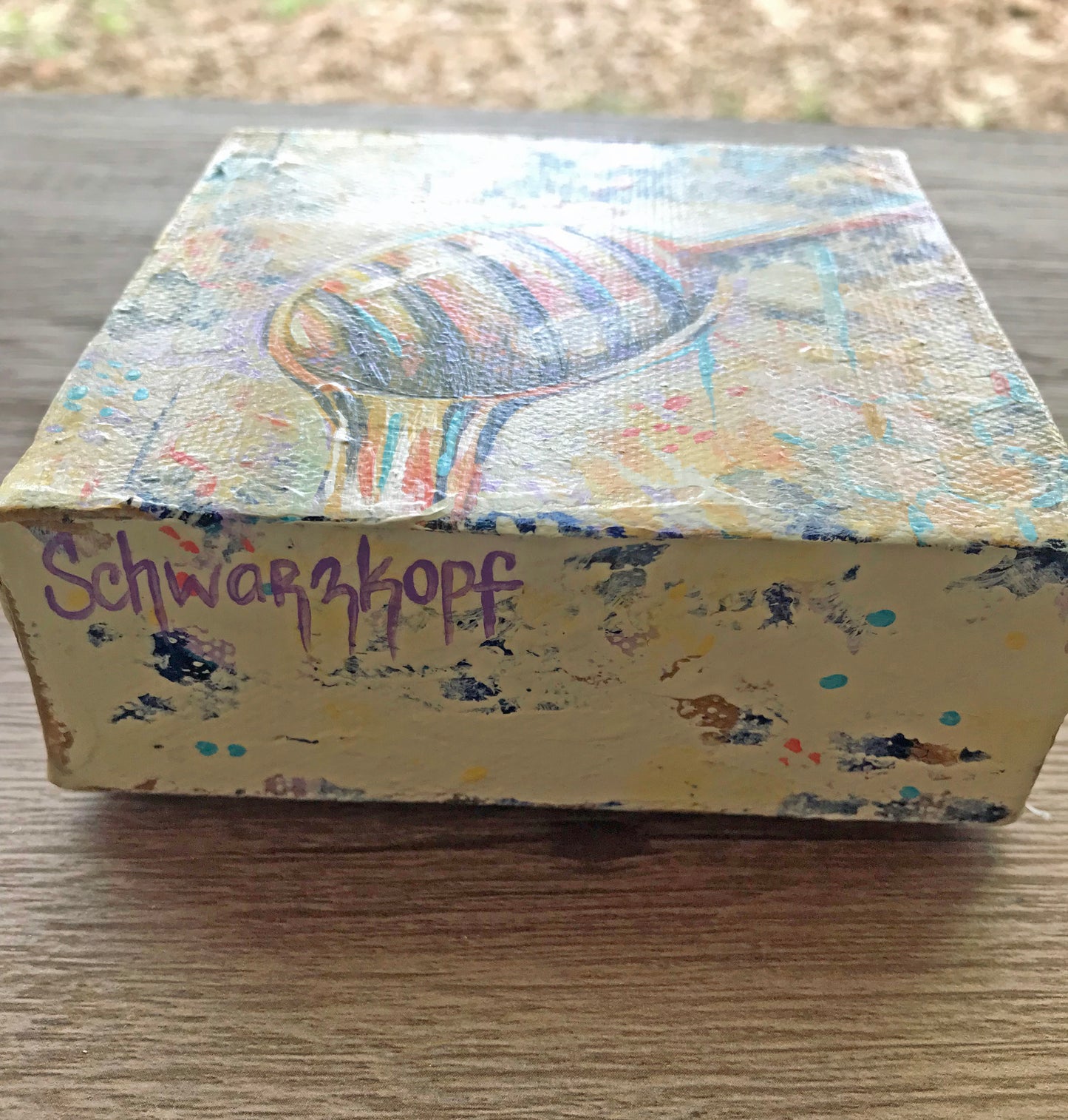 Original Painting on Canvas, Honey Dipper