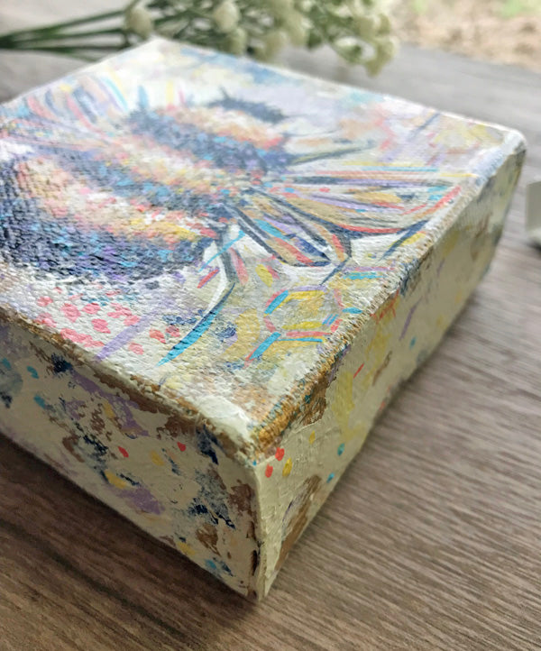 Original Painting on Canvas, Honey Maker