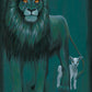 Fine Art Print, Lion and Lamb