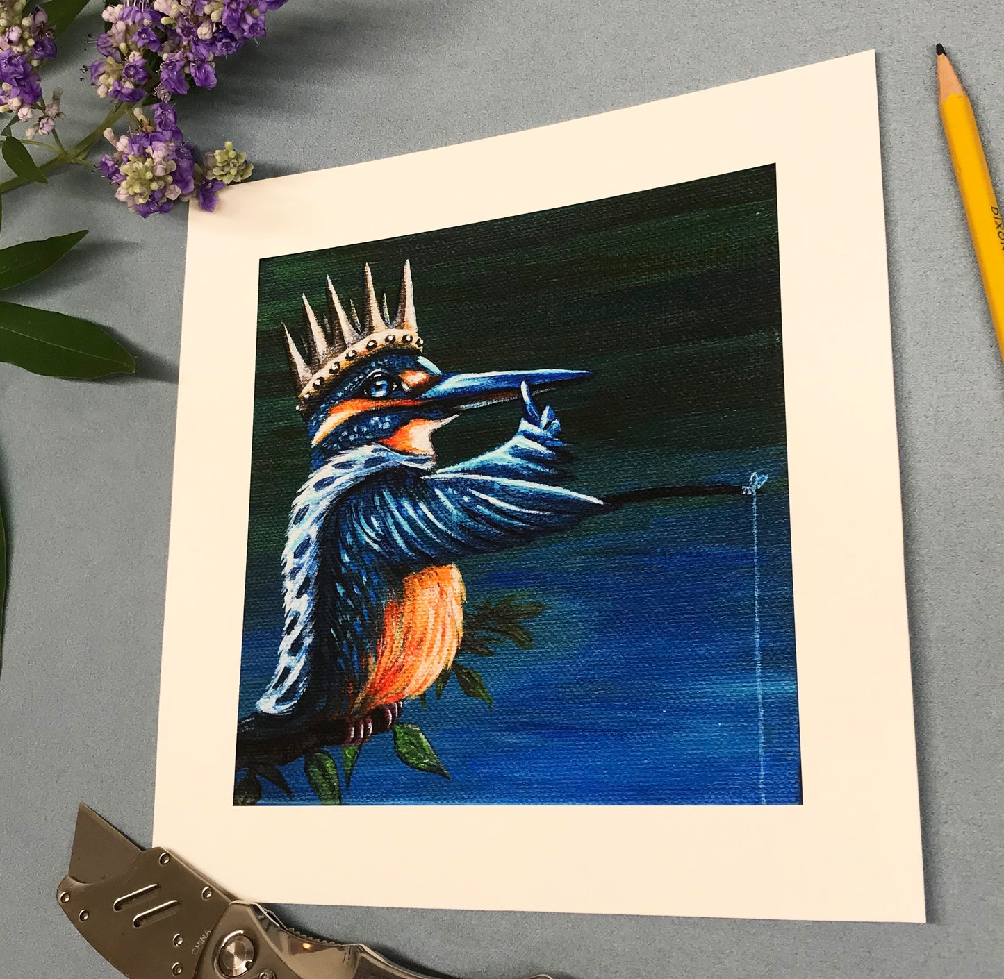 Fine Art Print, Kingfisher