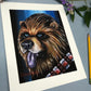 Fine Art Print, Paw Wars: Chowbacca