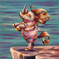 Fine Art Print, Proud Rhinocorn